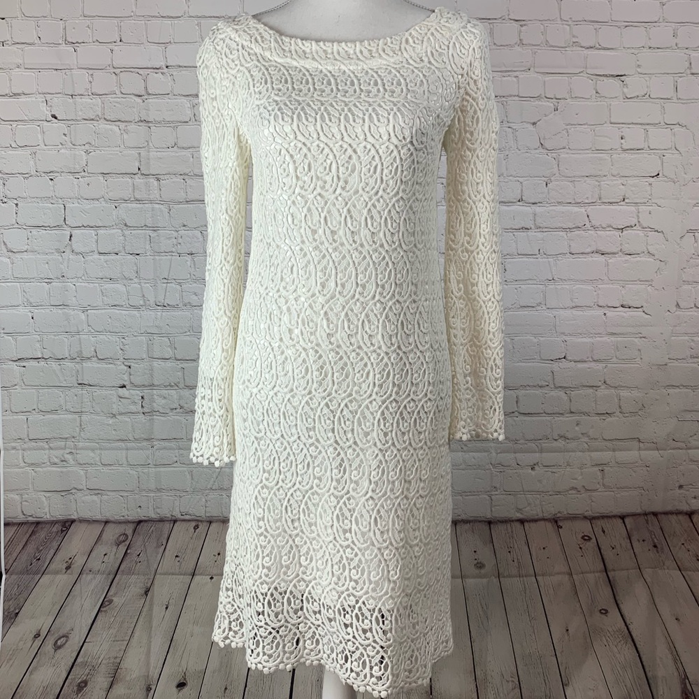🤰Elegant white lace maternity dress size S 💕